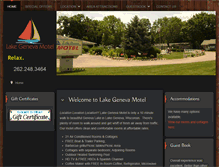 Tablet Screenshot of genevalakemotel.com